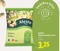 Lidl Alesto pistacho tostado con sal oferta