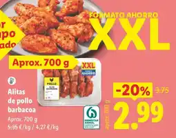 Lidl Pollo alas adobadas oferta