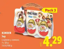 Lidl Kinder Joy oferta