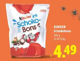 Lidl Kinder Schokobons oferta