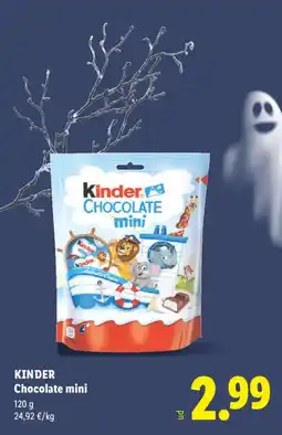 Lidl Kinder Chocolate mini oferta