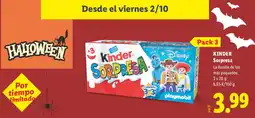 Lidl Kinder Sorpresa oferta