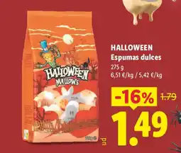 Lidl Halloween Espumas dulces oferta