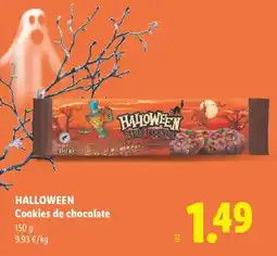 Lidl Halloween cookies de chocolate oferta