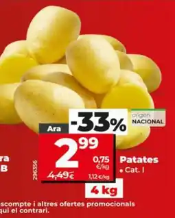 Maxi Dia Ara patates oferta
