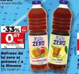 Maxi Dia Dia Upss zero refresc de te zero al pressec /a la llimona oferta