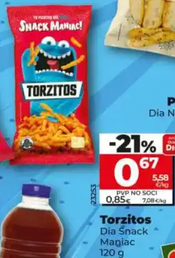 Maxi Dia Dia Snack Maniac torzitos oferta