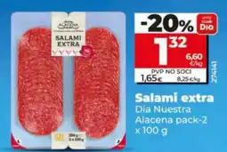 Maxi Dia Dia Nuestra Salami extra oferta