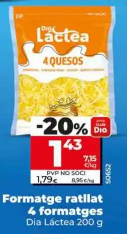 Maxi Dia Dia Lactea 4 quesos oferta