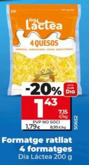 Dia Lactea 4 quesos