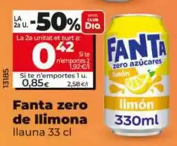 Maxi Dia Fanta zero de llimona oferta