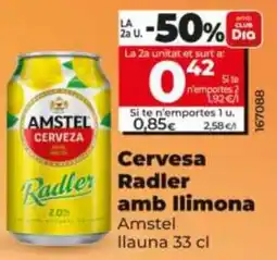 Maxi Dia Amstel Cerveza Radler amb Ilimona oferta