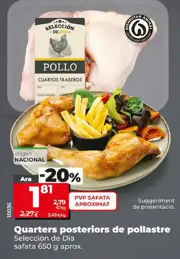 Maxi Dia Selección de Día pollo cuartos traseros oferta