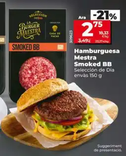 Maxi Dia Hamburguesa mestra smoked BB oferta