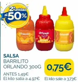 Supermercados La Despensa Salsa barrilito orlando oferta