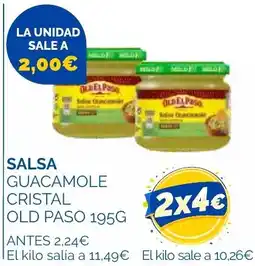 Supermercados La Despensa Salsa guacamole cristal old paso oferta