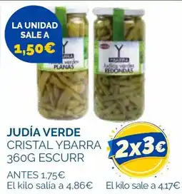 Supermercados La Despensa Judía Verde Cristal Ybarra oferta