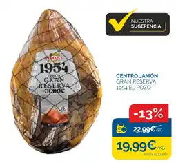 Supermercados La Despensa El Pozo centro jamón gran reserva 1954 oferta