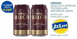 Supermercados La Despensa San Miguel Selecta XV Especial Tostada oferta