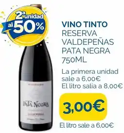 Supermercados La Despensa Valdepeñas Pata Negra oferta