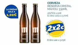 Supermercados La Despensa Mahou cerveza reserva cristal oferta