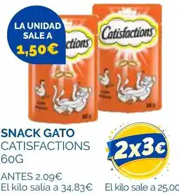 Supermercados La Despensa Catisfactions snack gato oferta