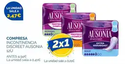 Supermercados La Despensa Ausonia compresa incontinencia discreet oferta