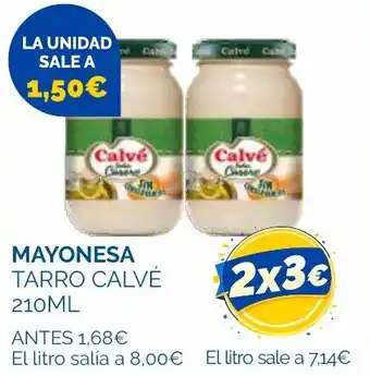 Mayonesa tarro calvé