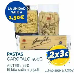 Cash Ecofamilia Garofalo pastas oferta