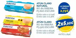 Cash Ecofamilia Ribeira atún claro natural oferta