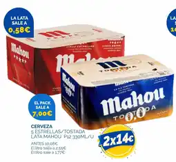 Supermercados La Despensa Mahou 5 Estrellas/Tostada lata oferta