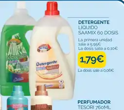 Supermercados La Despensa Detergente líquido saamix 60 dosis oferta