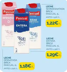 Supermercados La Despensa Pascual leche semidesnatada brick oferta