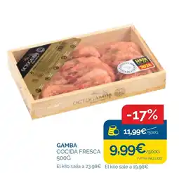 Supermercados La Despensa Octogamba gamba cocida fresca oferta