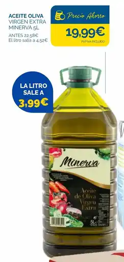 Supermercados La Despensa Minerva aceite oliva virgen extra oferta