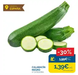 Supermercados La Despensa Calabacín Negro oferta