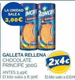 Supermercados La Despensa Principe galleta rellena chocolate oferta