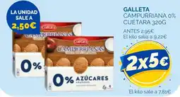 Supermercados La Despensa Cuétara galleta campurriana 0% oferta