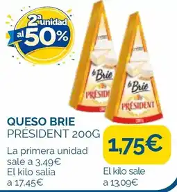 Supermercados La Despensa President queso brie oferta