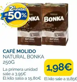 Supermercados La Despensa Bonka café molido natural oferta
