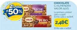 Supermercados La Despensa Valor chocolate c/almendra oferta