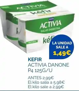 Cash Ecofamilia Kefir Activia Danone oferta