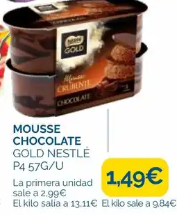 Supermercados La Despensa Mousse chocolate gold nestlé oferta