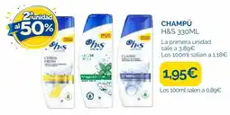 Cash Ecofamilia H&S champú oferta