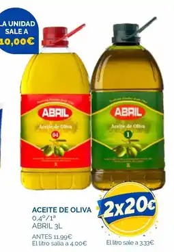 Cash Ecofamilia Abril aceite de oliva oferta