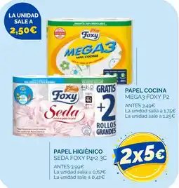 Supermercados La Despensa Foxy papel cocina mega3 oferta