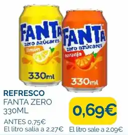 Cash Ecofamilia Fanta zero oferta
