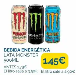 Cash Ecofamilia Monster bebida energética oferta