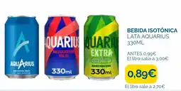 Cash Ecofamilia Aquarius bebida isotónica oferta