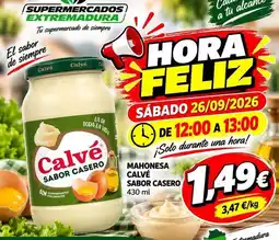 Supermercados Extremadura Calvé - sabores oferta